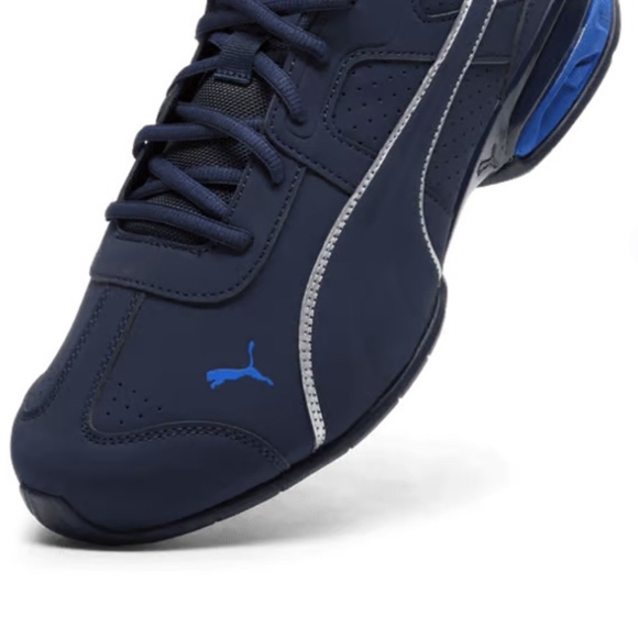 UNISEX Puma  Tazon 7 Evo Navy Blue running Shoes. Size 7.5 man, 10 woman - Picture 1 of 8